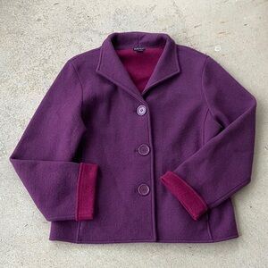 Nomadic Traders Purple Wool Jacket, L